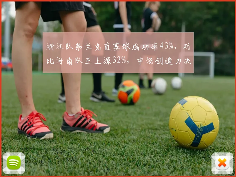 浙江队弗兰克直塞球成功率43%，对比河南队王上源32%，中场创造力决定反击效率？